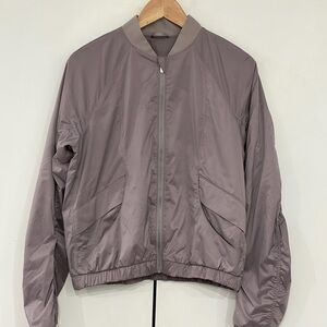 Lululemon Bomber Jacket - Grey Lavender